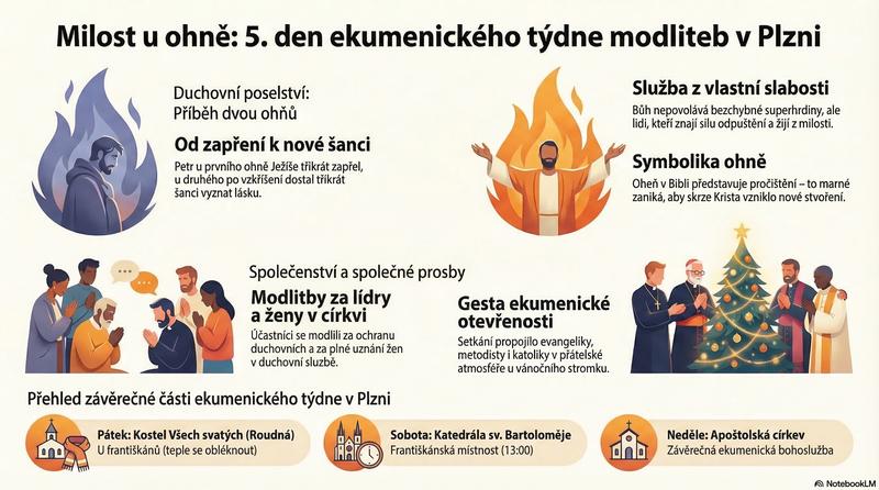 Infografika – 5.&nbsp;den ekumenického týdne modliteb v&nbsp;Plzni